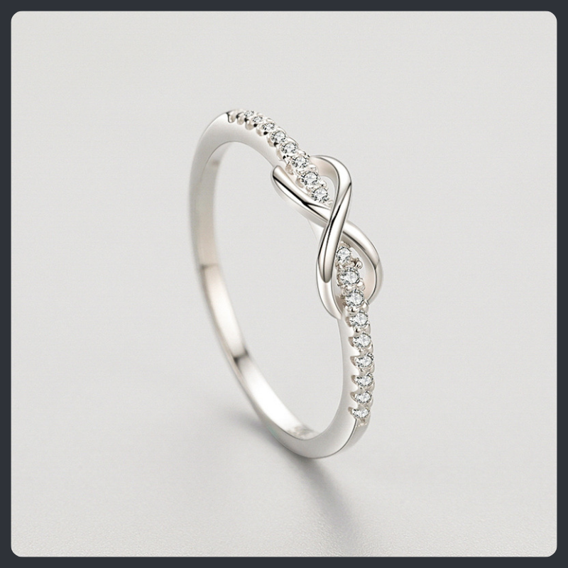 Luxury ZC Fine Jewelry Ring sterling silver 925 plated 316L