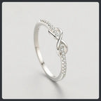 Luxury ZC Fine Jewelry Ring silver plated 316L