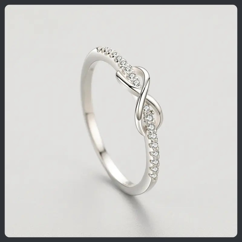 Luxury ZC Fine Jewelry Ring silver plated 316L