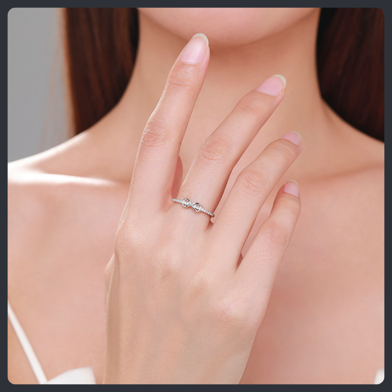 Luxury ZC Fine Jewelry Ring sterling silver 925 plated 316L