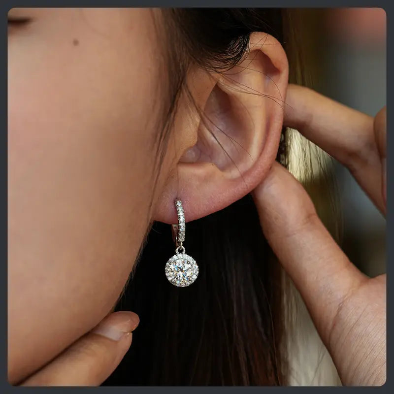 Hot Selling Hoop ZC Earrings sterling silver 925 plated 316L