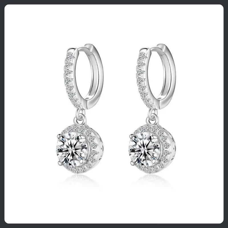 Hot Selling Hoop ZC Earrings sterling silver 925 plated 316L