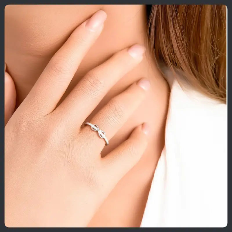 Luxury ZC Fine Jewelry Ring silver plated 316L