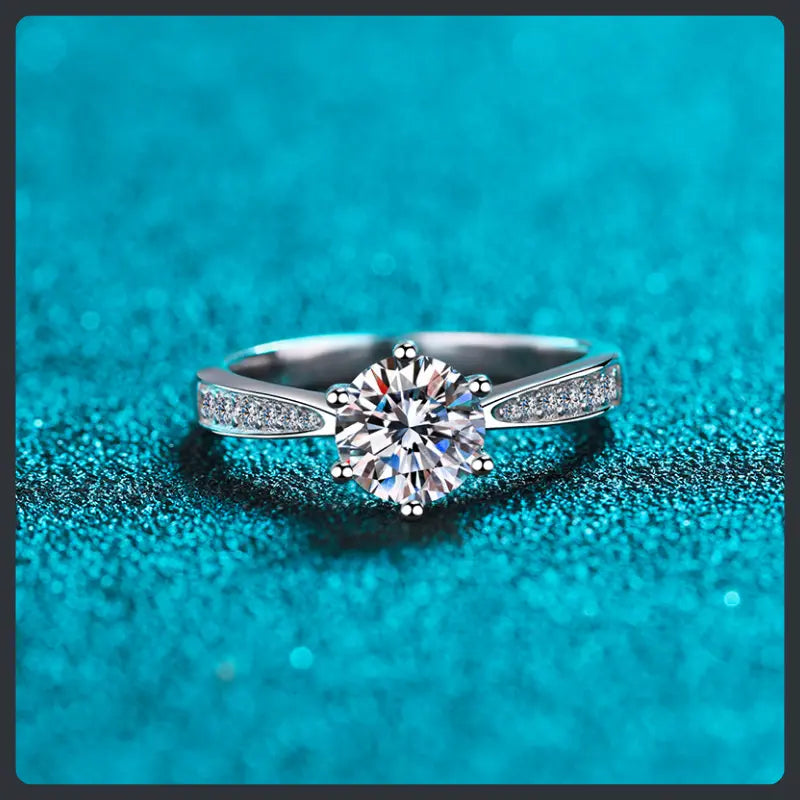 Luxury ZC Fine Jewelry Ring silver plated 316L