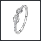 Luxury ZC Fine Jewelry Ring silver plated 316L