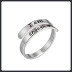 Punk Letter ZC Ring sterling silver 925 plated 316L