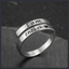 Punk Letter ZC Ring sterling silver 925 plated 316L