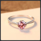 Wedding Anniversary ZC Ring silver plated 316L