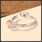 Wedding Anniversary ZC Ring silver plated 316L