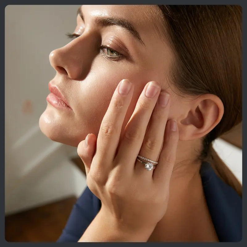 Twin ZC Wedding Rings silver plated 316L