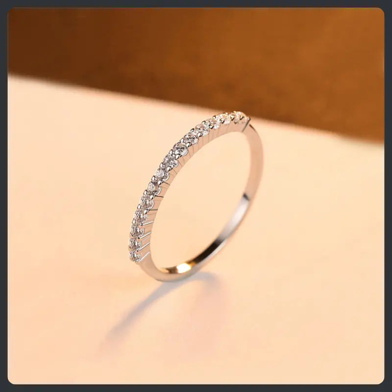 Twin ZC Wedding Rings silver plated 316L