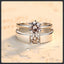 Adjustable Couple ZC Rings silver plated 316L
