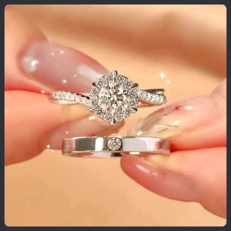 Twinko Couple ZC Rings sterling silver 925 plated 316L Main image