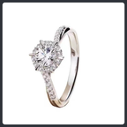 Twinko Couple ZC Rings sterling silver 925 plated 316L