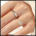 Twinko Couple ZC Rings silver plated 316L