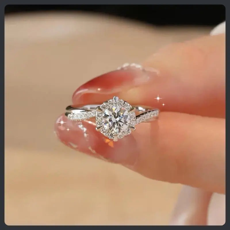Twinko Couple ZC Rings silver plated 316L