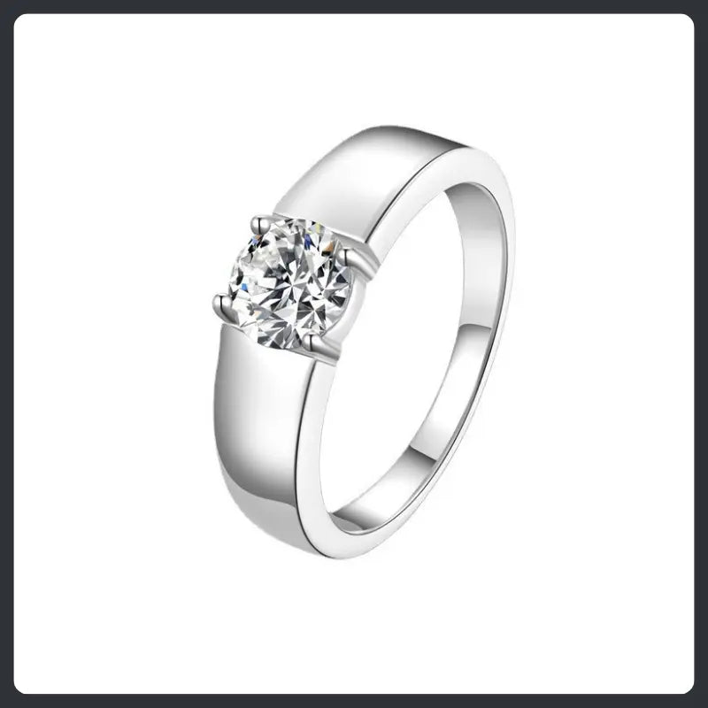 Twinko Couple ZC Rings silver plated 316L