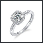 Eternal Love Heart ZC Ring silver plated 316L