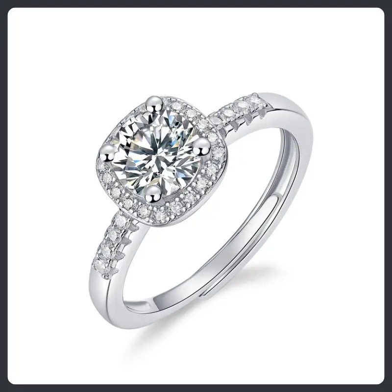 Eternal Love Heart ZC Ring silver plated 316L