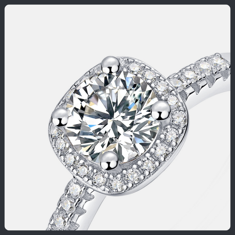 Eternal Love Heart ZC Ring sterling silver 925 plated 316L