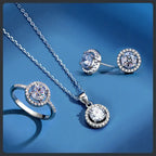 Bridal ZC Set silver plated 316L