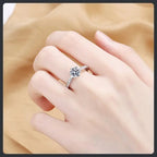 Luxury ZC Fine Jewelry Ring silver plated 316L