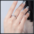 Custom ZC Wedding Ring silver plated 316L