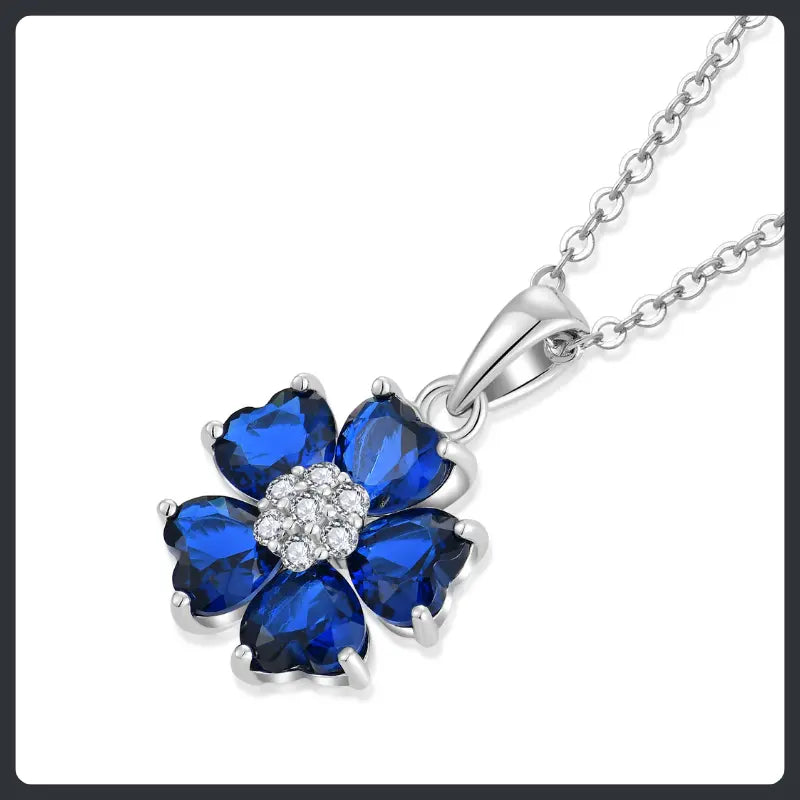 Flower Cluster ZC Jewelry Set silver plated 316L