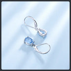 Blue ZC Jewelry Set silver plated 316L