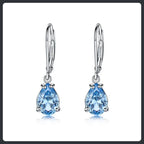 Blue ZC Jewelry Set silver plated 316L