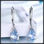Blue ZC Jewelry Set silver plated 316L